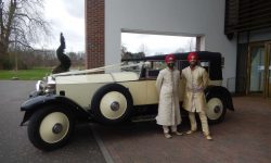 1927 Vintage Rolls Royce Phantom I convertible in Ivory White__