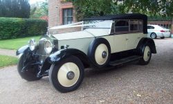 1927 Vintage Rolls Royce Phantom I convertible in Ivory White____