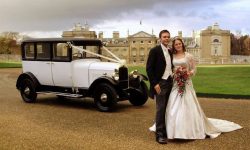 1928 Vintage 'Masons' British Built Citroen in White (with Bride and Groom)