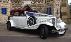 1930's style 4 door long bodied Beauford in White (new 1)