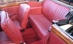 1933 Vintage Roesch Talbot 3 position drop-head interior