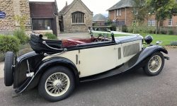 1933 Vintage Roesch Talbot three position drop-head convertible in Ivory 3