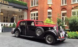 1937 Vintage Rolls Royce Phantom Continental Sports Saloon in Red over Black 4