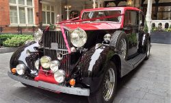 1937 Vintage Rolls Royce Phantom Continental Sports Saloon in Red over Black 5