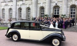 1951 Armastrong Siddleley long bodied Limousine in Black and Ivory 5