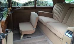 1951 Armastrong Siddleley long bodied Limousine in Black and Ivory (interior)