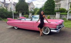 1959 Pink Cadillac convertible 2