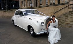 1960 RR Silver Cloud II in White (with bride)