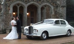 1963 RR Silver Cloud III in White (with Bride and Groom)