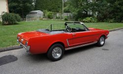 1965 Ford Mustang convertible in Red 14