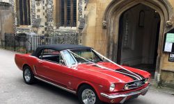 1965 Ford Mustang convertible in Red 16
