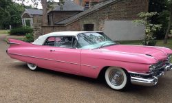 iconic 1959 Pink Cadillac convertible 3