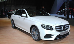 Latest E Class Mercedes in White (internet image)