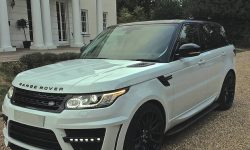 Latest Shape Range Rover Sports Lumma Edition in White