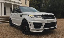 Latest Shape Range Rover Sports Lumma Edition in White (with panoramic sunroof)