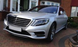 New style Silver LWB S Class Mercedes