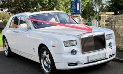 Rolls Royce Phantom facelift model in White interior new 3