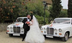 Matching Daimler Limousines in White 2