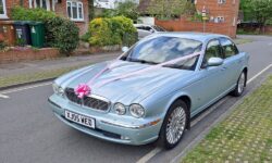 Jaguar Sov in metallic Silver with XJ WED 3